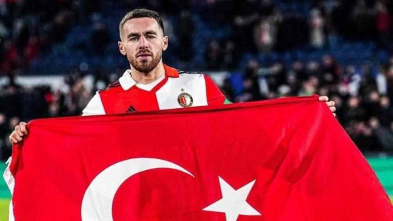 Milli futbolcu Orkun Kökçü’ye büyük onur