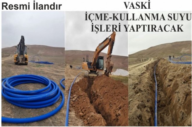 İÇME-KULLANMA SUYU İŞLERİ YAPTIRILACAK