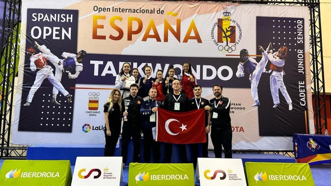 Milli sporculardan İspanya’da 3’ü altın 5 madalya!