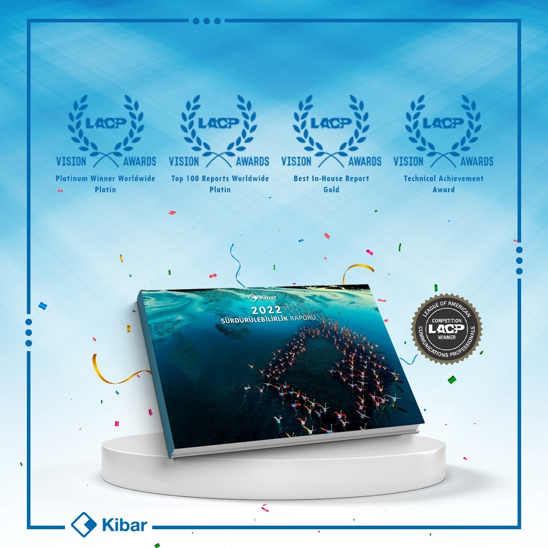 ABD merkezli LACP’den Kibar Holding Sürdürülebilirlik Raporu’na 4 ödül