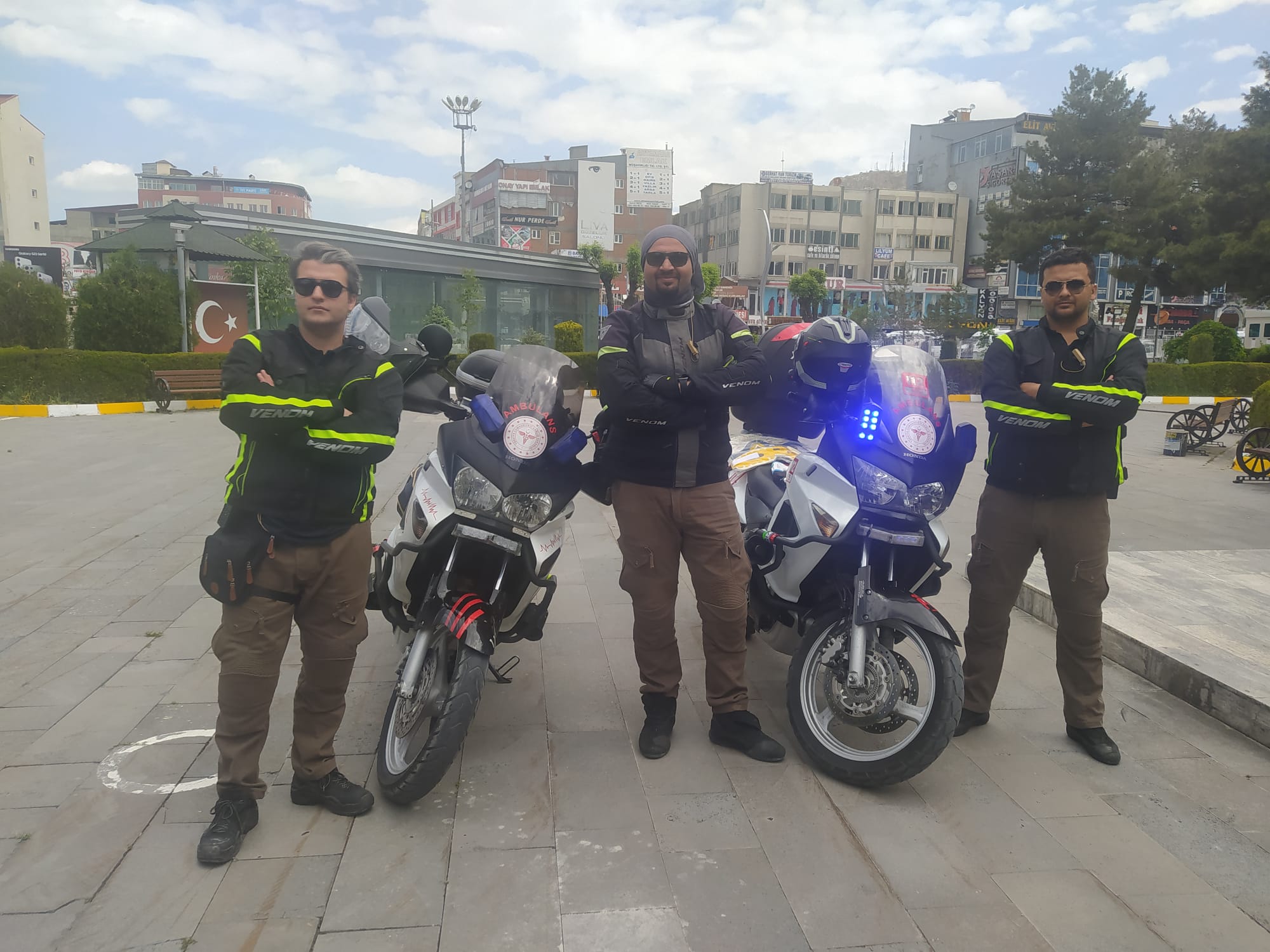  Van’da motosikletli 112 ekipleri etkin şekilde çalışıyor