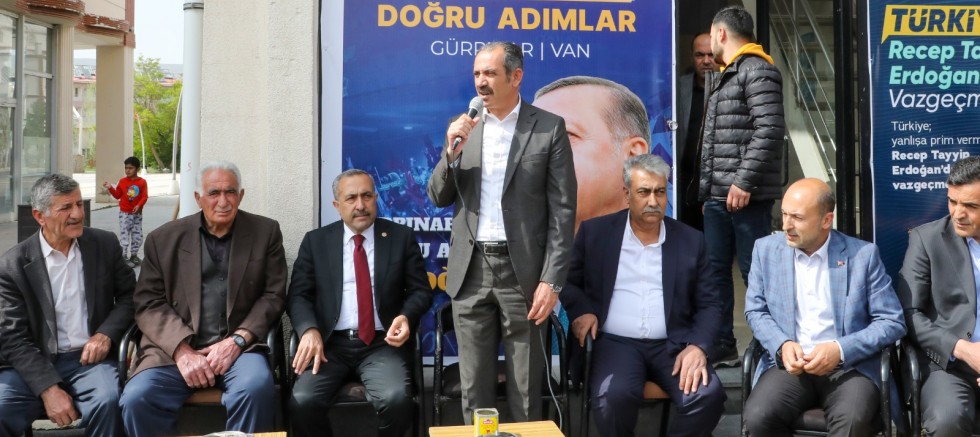 Gürpınar’da Cumhurbaşkanı Erdoğan’ın ‘seçim Ofisi’ Açıldı