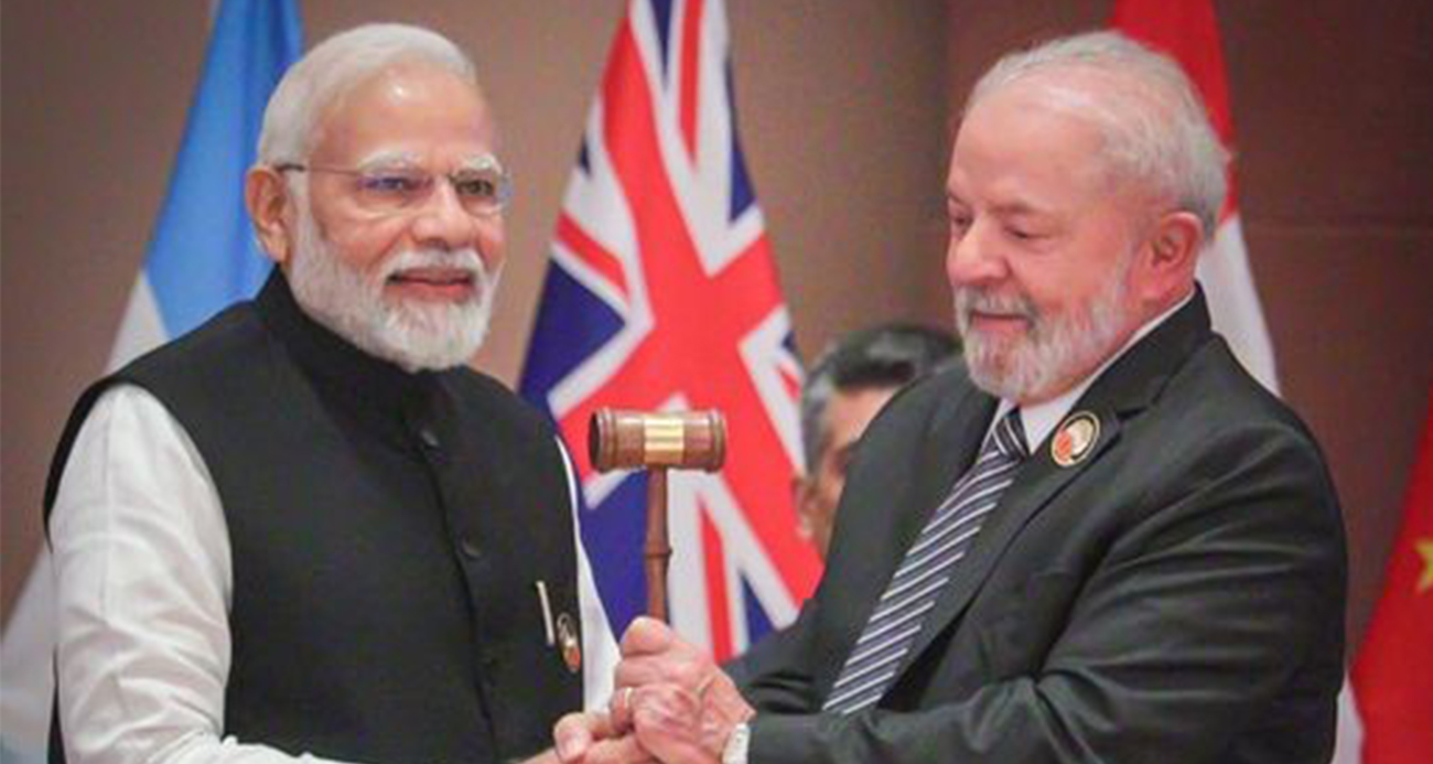 Hindistan, G20 dönem başkanlığını Brezilya’ya devretti