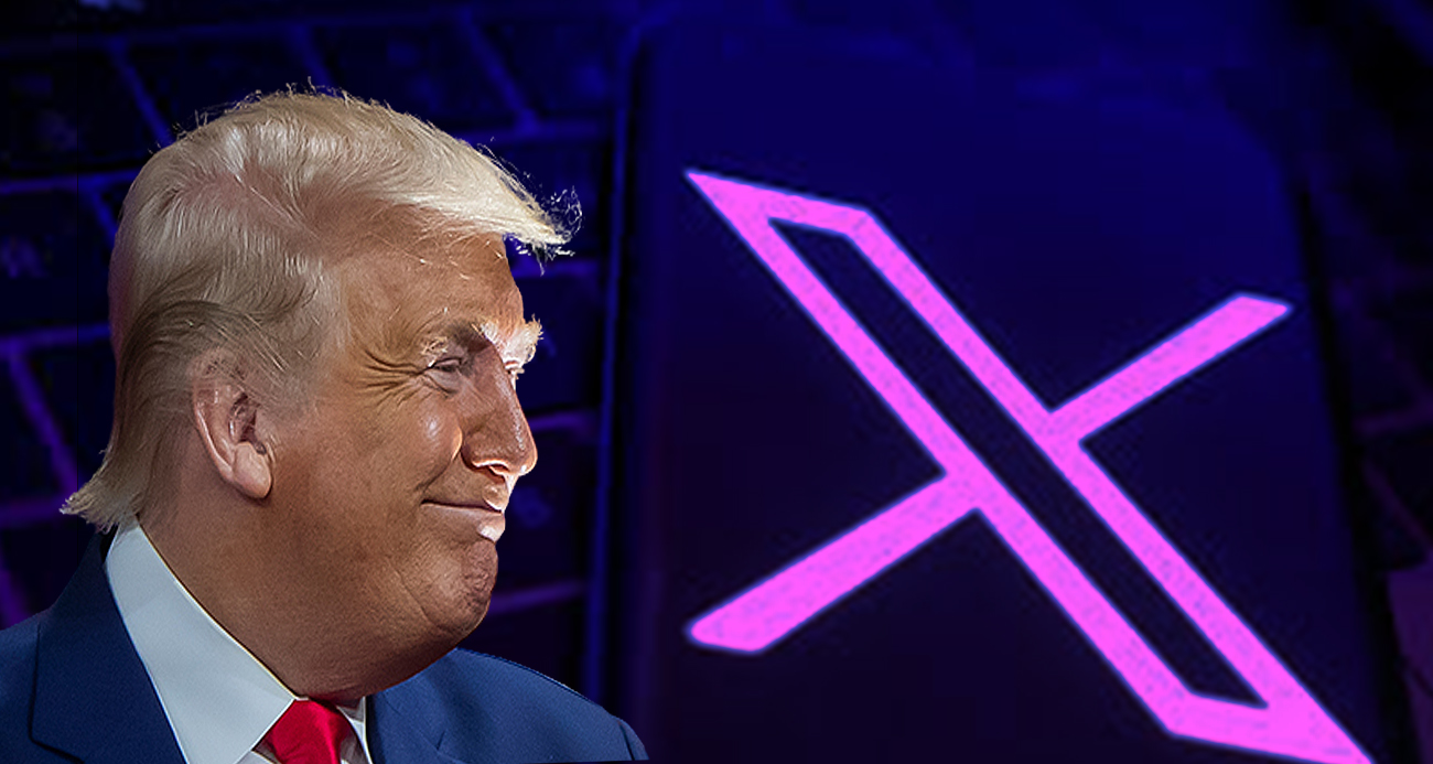 Trump 2,5 yıl aradan sonra ‘X’ sosyal medya platformuna döndü