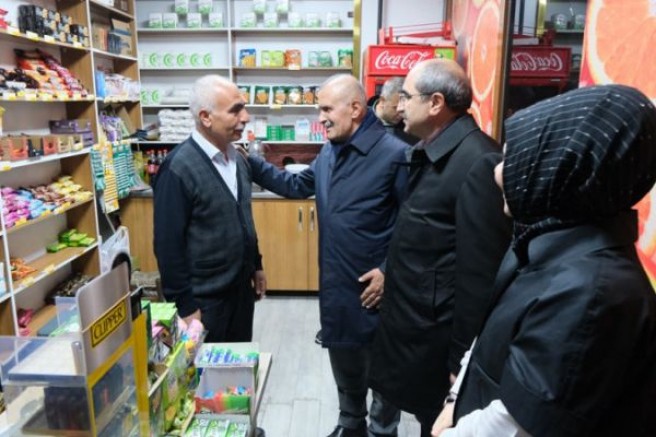 KAYATÜRK ESNAF ZİYARETLERİNİ ARALIKSIZ SÜRDÜRÜYOR