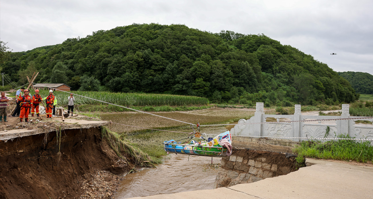 Çin’in Shulan kentini sel vurdu: 14 ölü, 1 kayıp