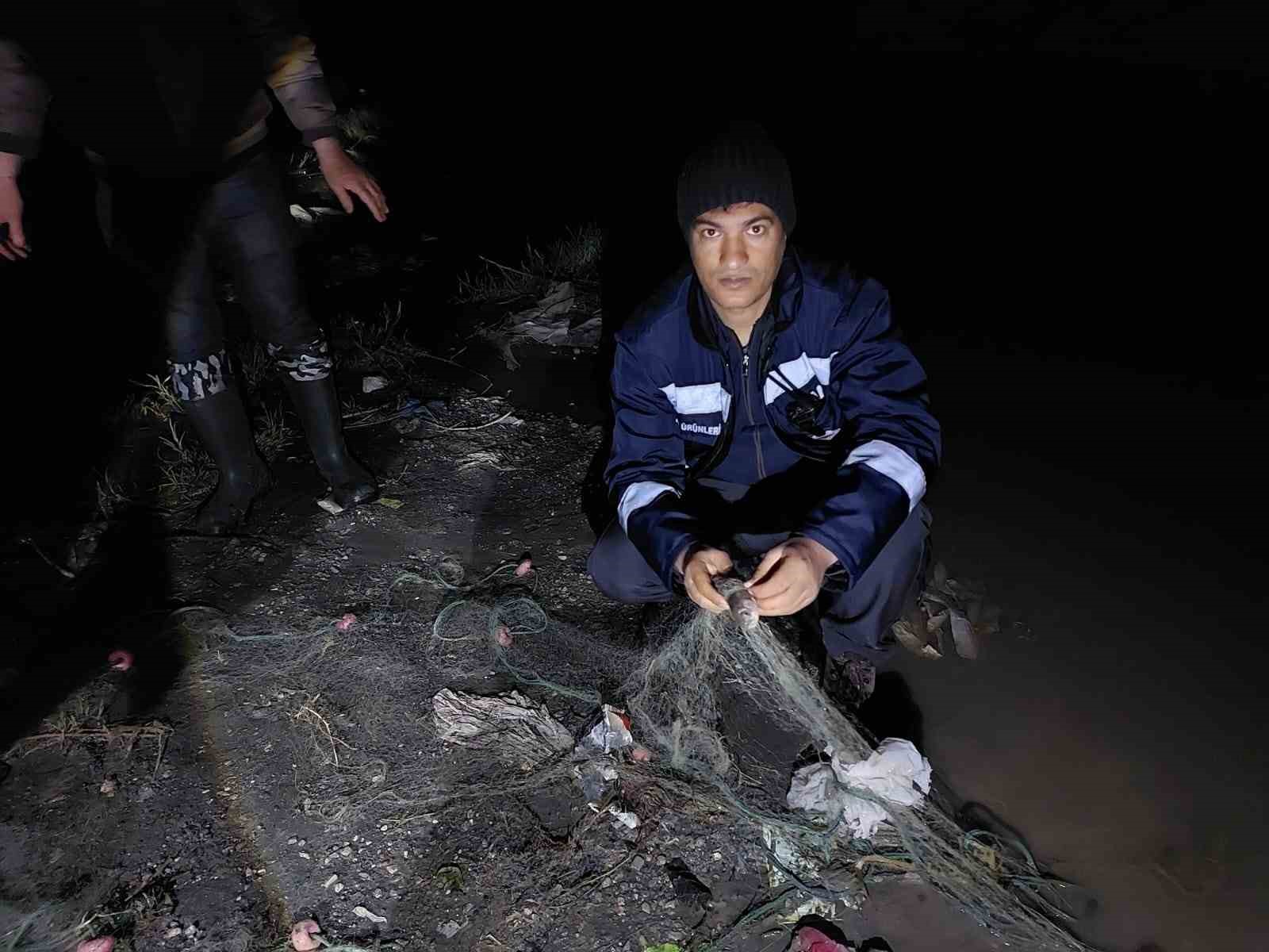 Van’da 500 kilogram inci kefali kurtarıldı