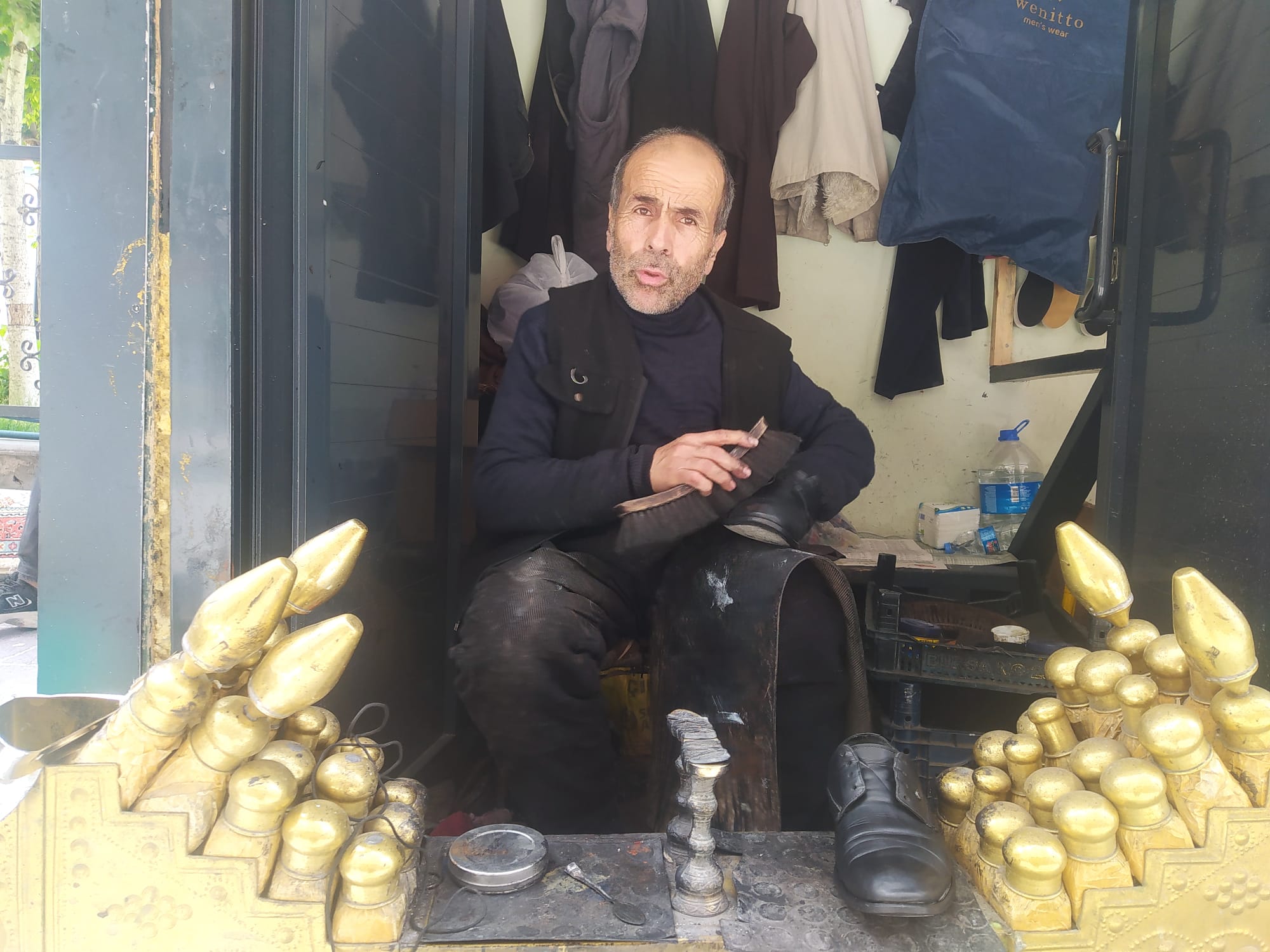 30 yıllık ayakkabı boyacısı: önemli olan helalinden kazanmaktır