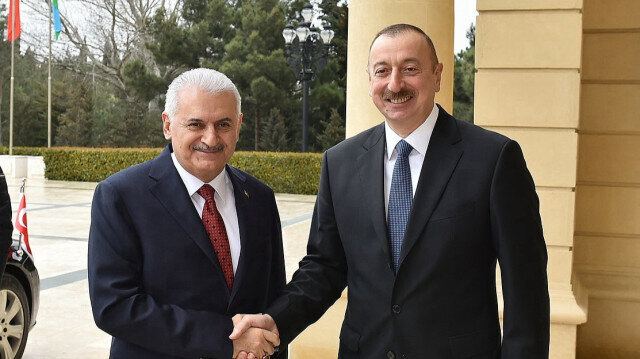 Aliyev, Binali Yıldırım’ı kabul etti