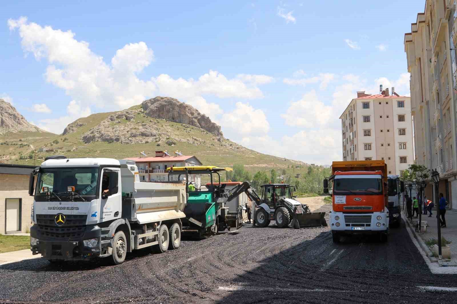Beşyol Millet Bahçesi yolu asfaltlandı