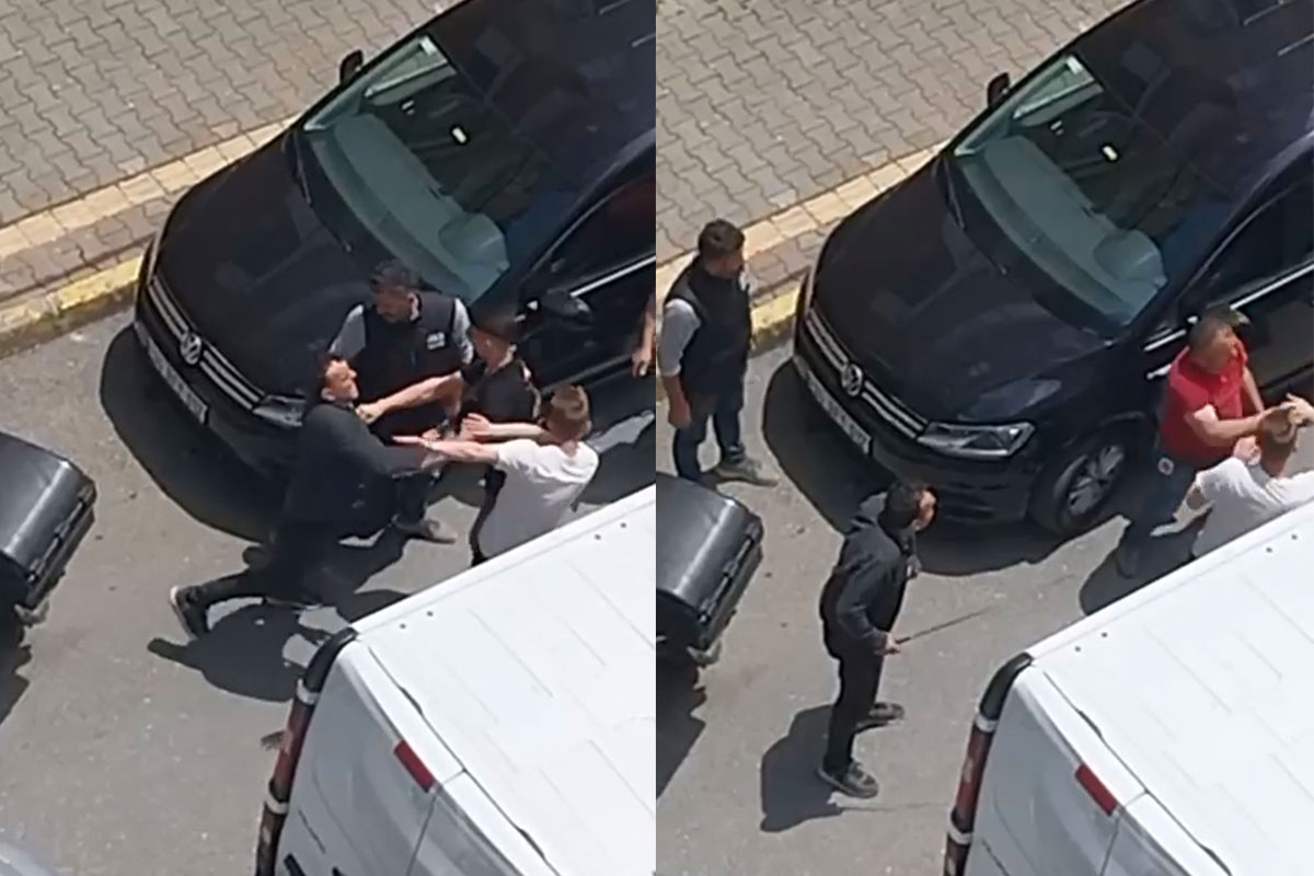 İstanbul’da ilginç trafik kavgası kamerada: Silecekle sürücüye saldırdı