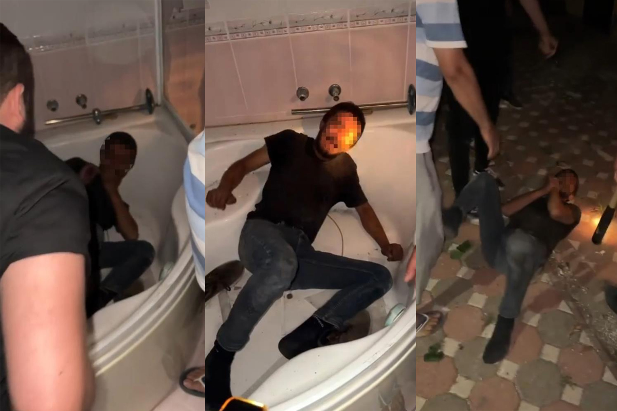 Hasarlı binadan hırsızlık yapan zanlı jakuzide yakalanıp darp edildi