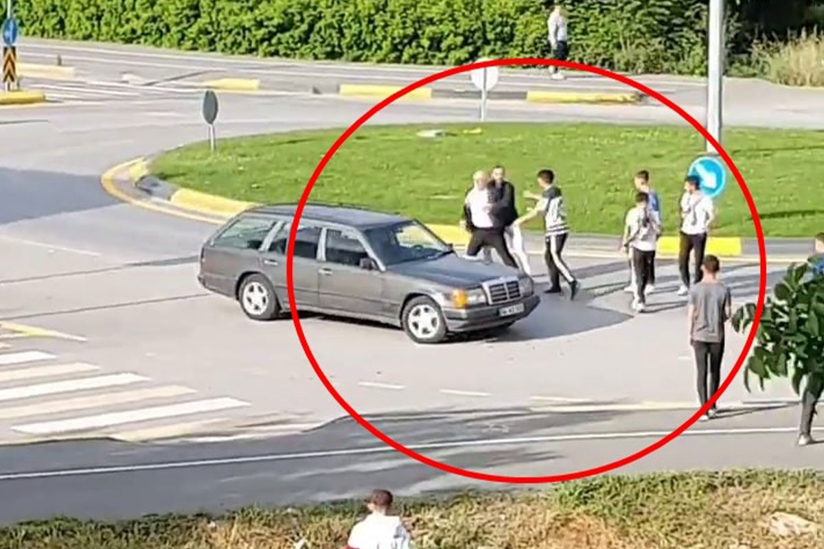 Bellerinde bıçak ellerinde taş: Düğün konvoyundan istediklerini alamayınca olanlar oldu