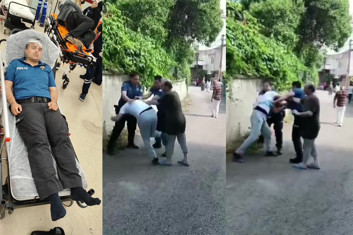 Pendik’te polise mukavemet: Polisi kafasına taşla vurarak yaraladı