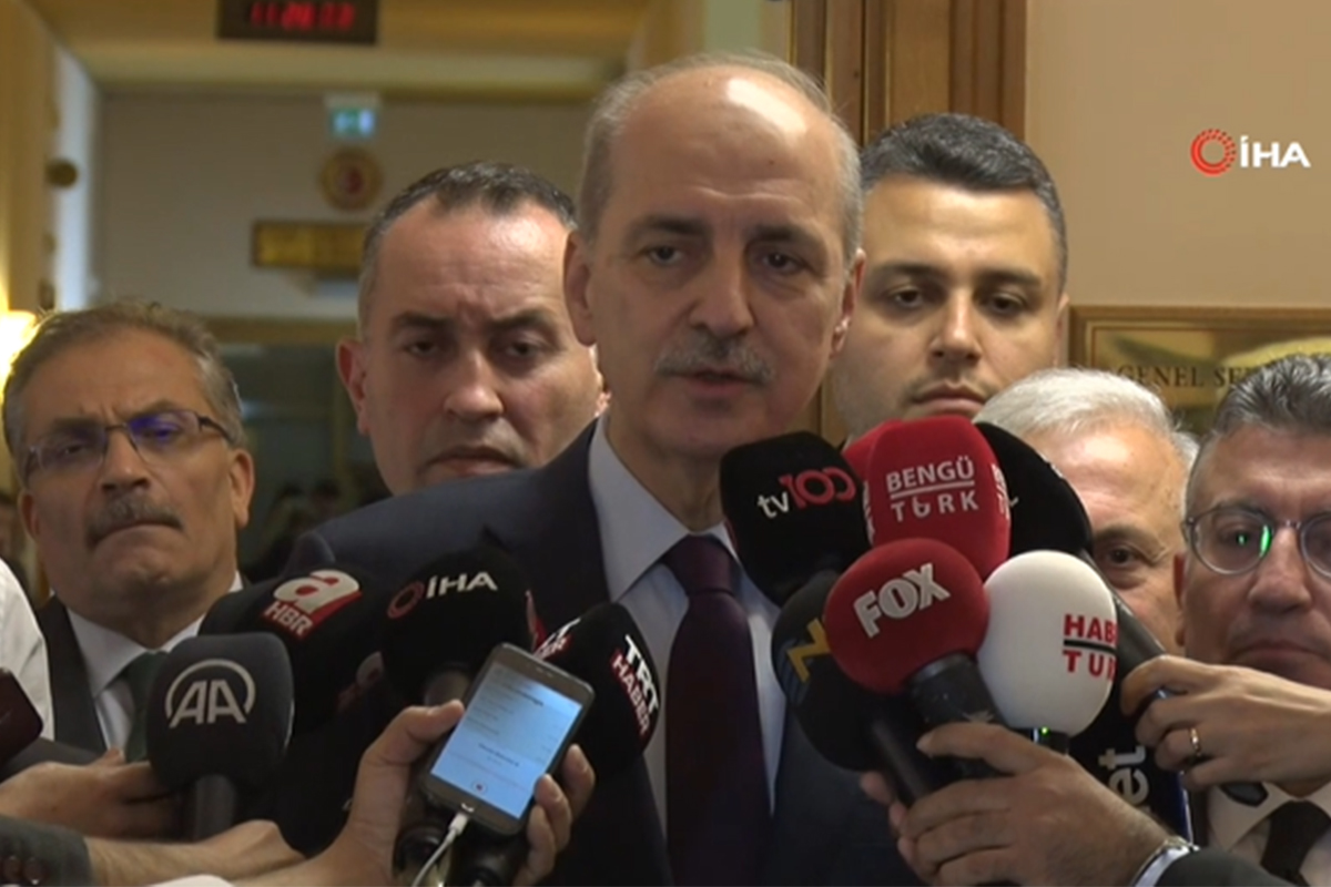 Numan Kurtulmuş, TBMM Başkanlık başvurusu için dilekçesini verdi