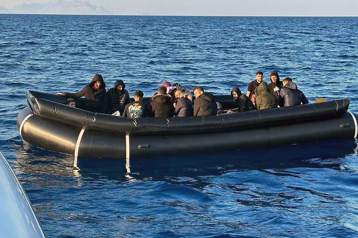 Datça’da 31 düzensiz göçmen kurtarıldı