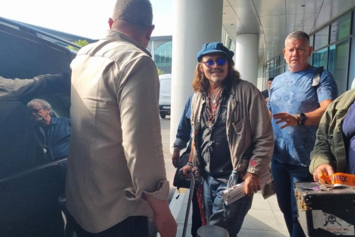 Johnny Depp İstanbul’a geldi