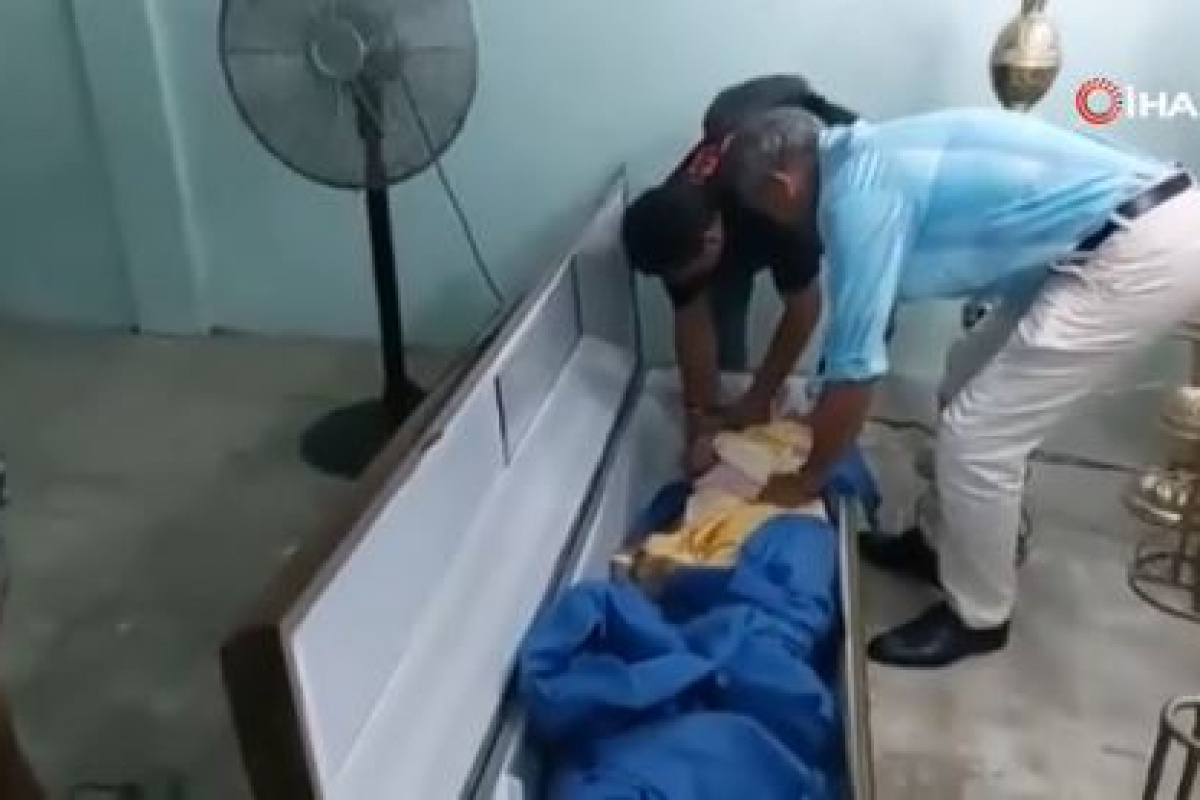 Cenaze töreni için tabuta konulan kadın nefes alırken bulundu
