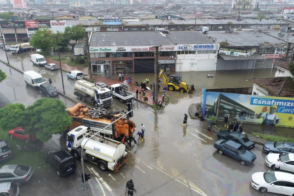 Türkiye’de en çok yağış düşen 2. il Samsun oldu