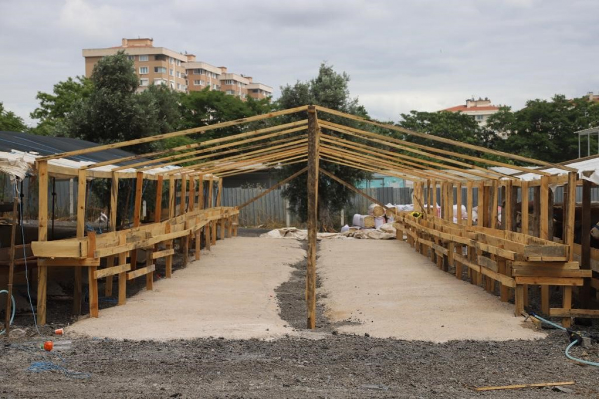 Kartal’da kurban satış ve kesim alanı bayrama hazır