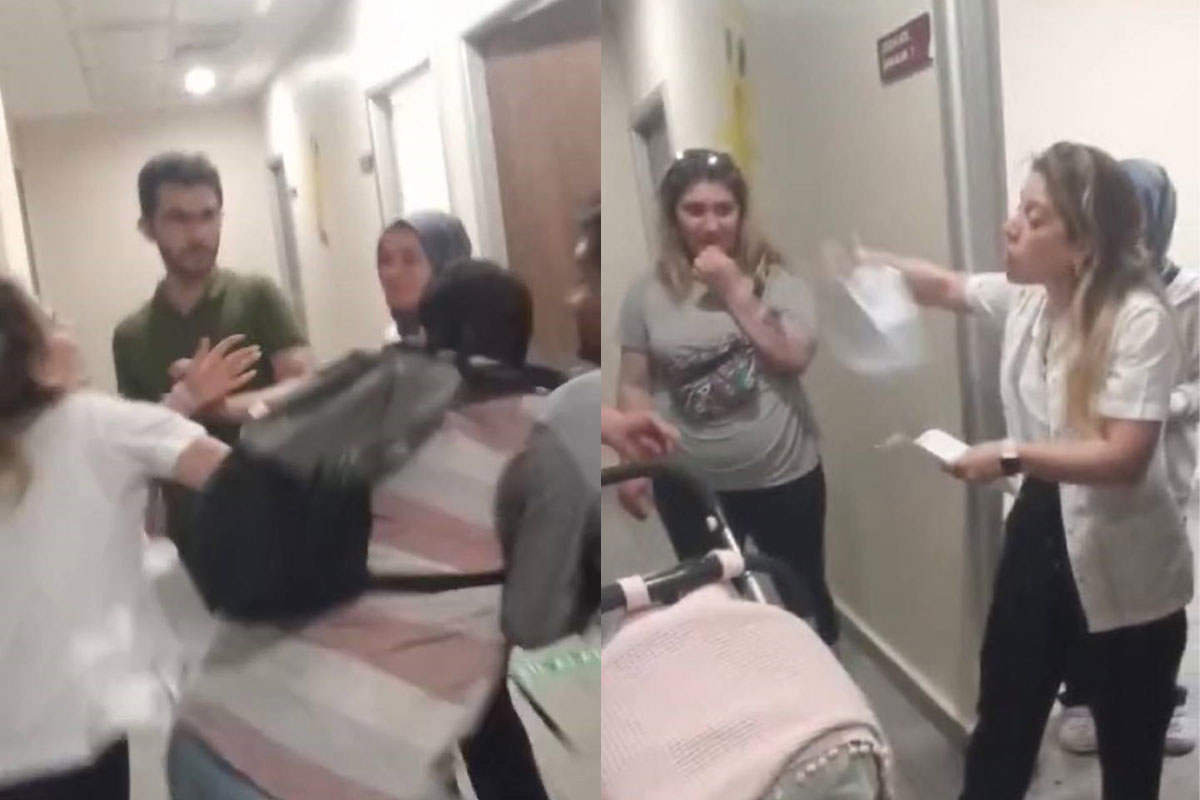 Pendik’te hasta bebek ve ailesi hastaneden kovuldu