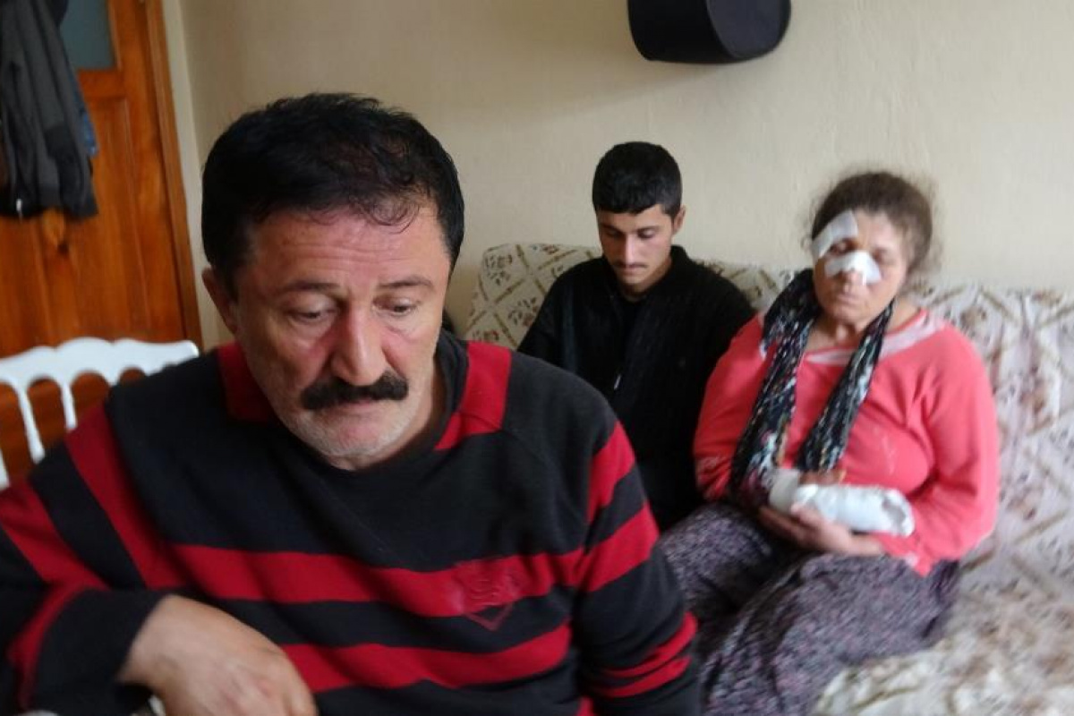 4 çocuk annesi acımasızca darp edildi