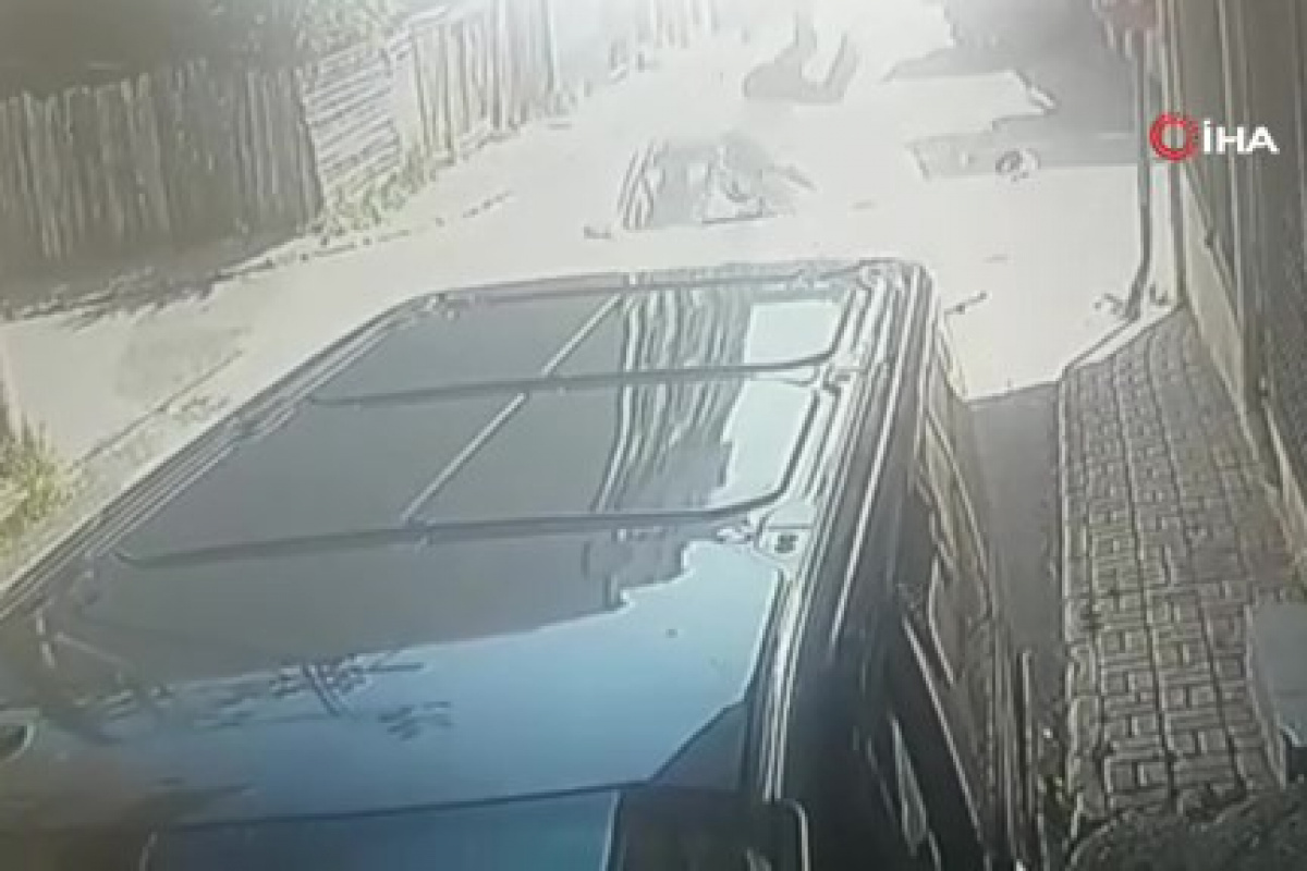 Bursa’da feci kaza güvenlik kamerasında