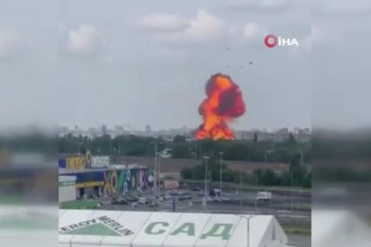 Rusya’nın Voronej kentindeki akaryakıt deposunda patlama