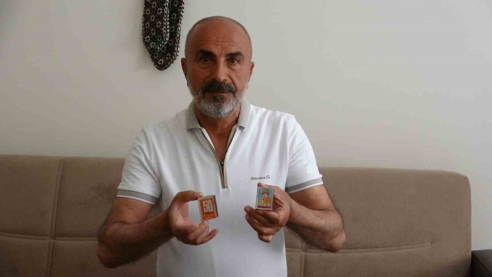 Van’da yarım asırlık kibrit kutusu koleksiyonu