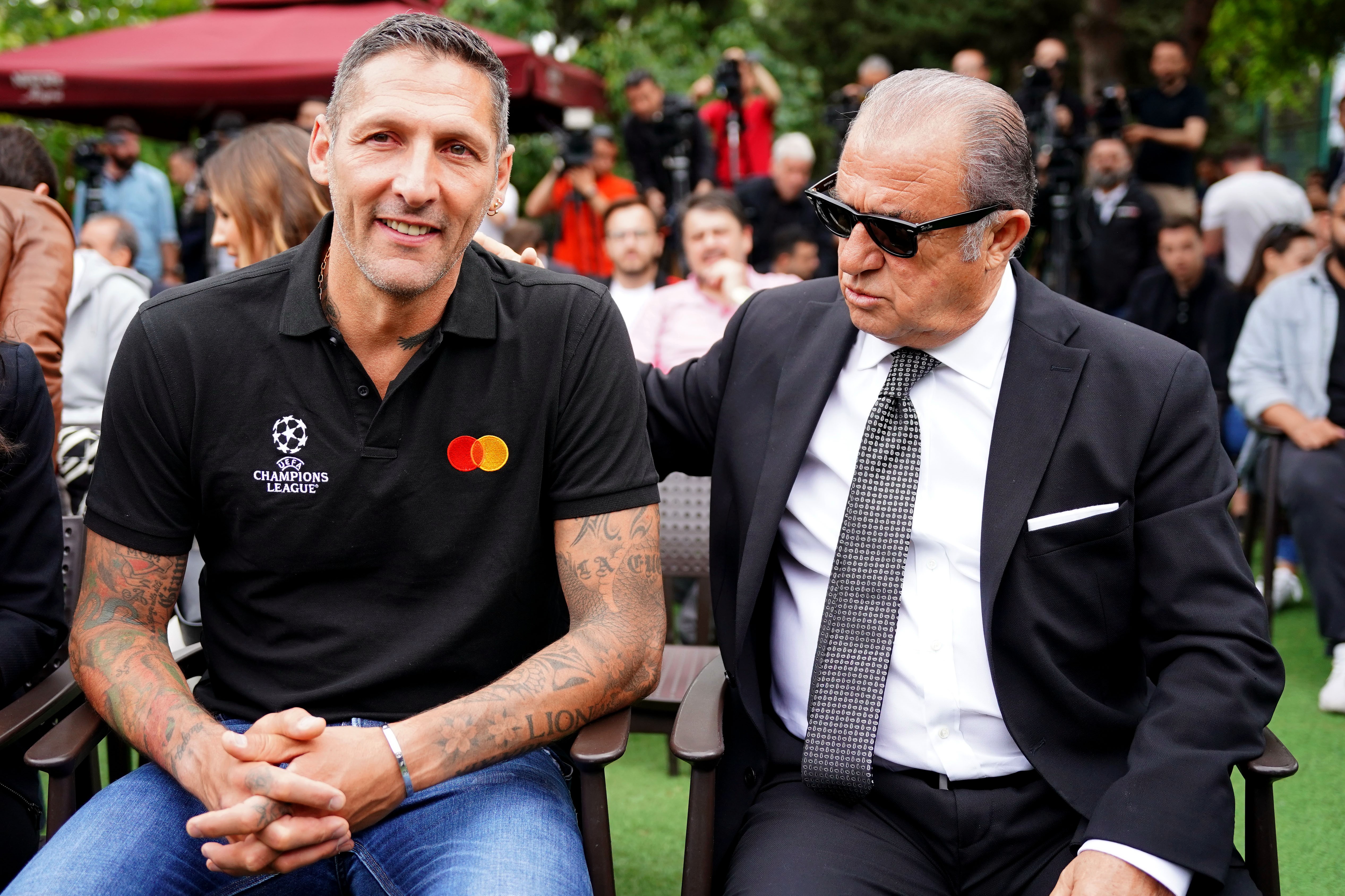 Fatih Terim ve Marco Materazzi depremzede çocuklar için bir araya geldi