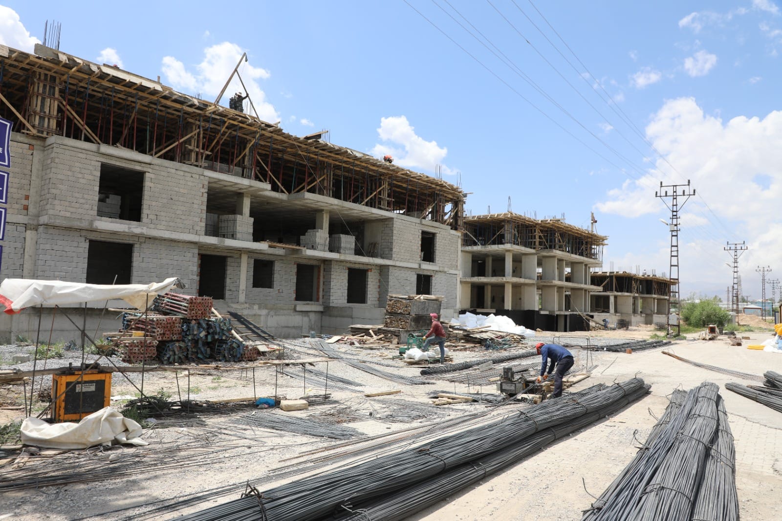 Gürpınar Belediyesi konutları hızla yükseliyor