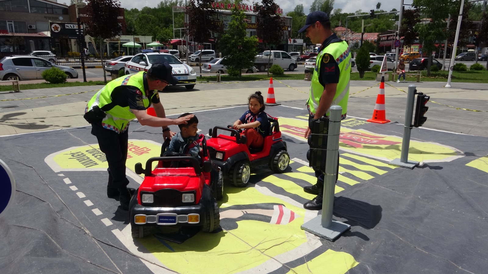Van’da emniyet kemeri simülasyonu gerçeği aratmadı