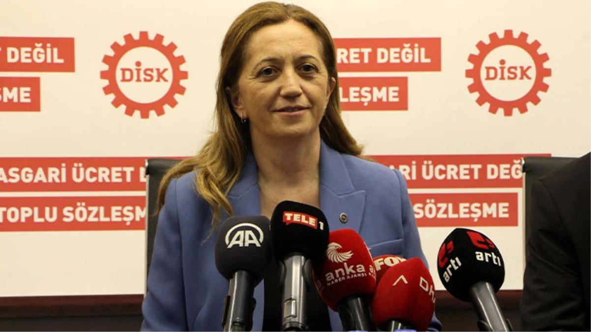 DİSK Başkanı Çerkezoğlu: Asgari ücret yılda 4 kez güncellenmeli