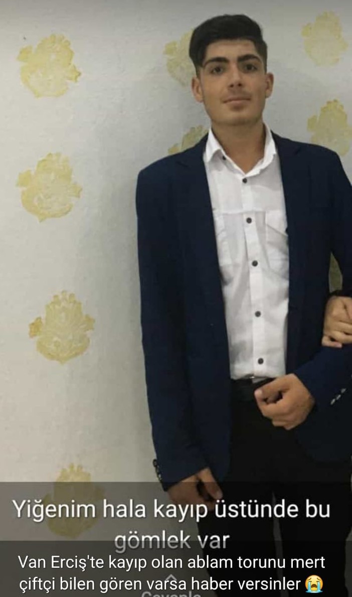 Ercişli 16 yaşındaki çocuktan iki gündür haber alınamıyor