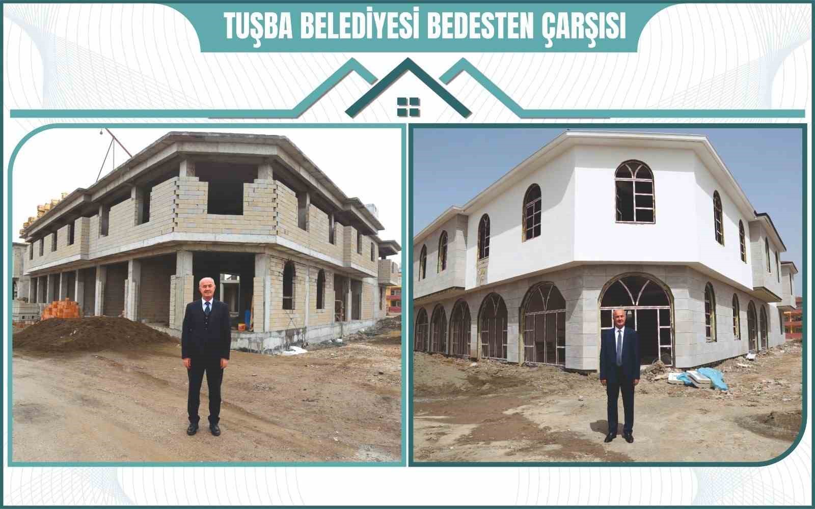 Tuşba Belediyesi’nin ödüllü projesi olan bedesten çarşısı açılış için gün sayıyor