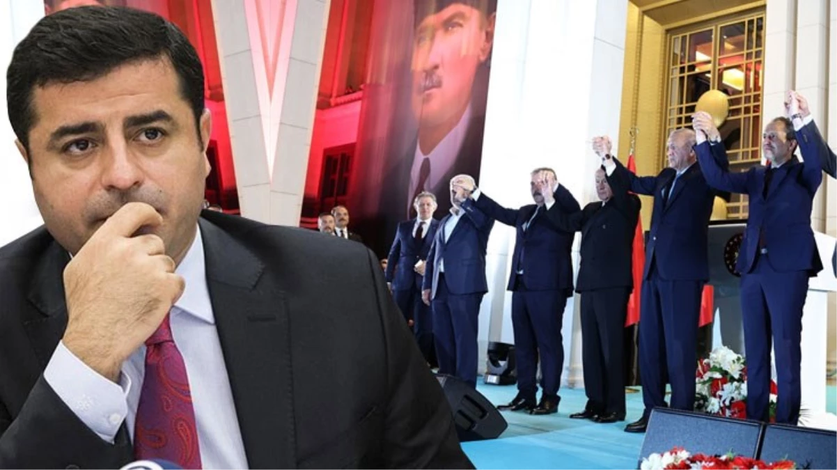 Zekeriya Yapıcıoğlu ile Mustafa Destici’nin el ele poz vermesi Demirtaş’ı rahatsız etti