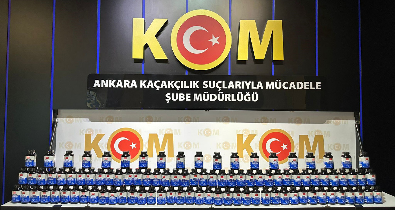 Ankara’da 31 bin adet kırmızı reçeteli ilaç ele geçirildi