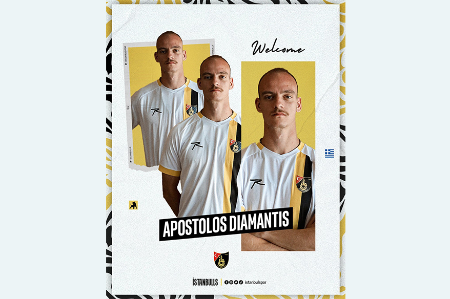 İstanbulspor, Apostolos Diamantis’i açıkladı