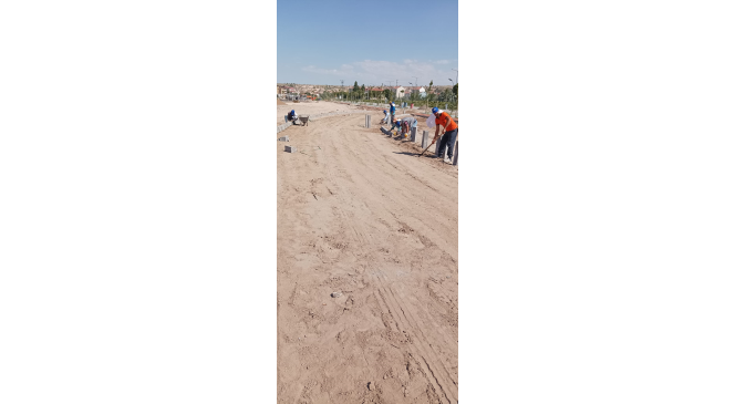 Gülşehir Millet Bahçesi’nde sona geliniyor