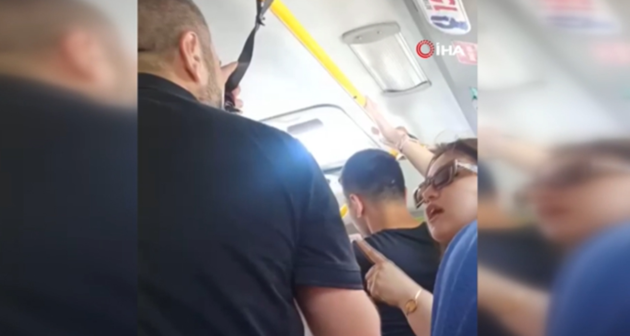 İstanbul’da indirimli kart tartışması kamerada