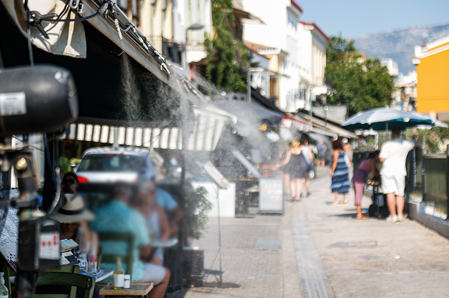 ‘Kleon’ sıcaklıkları Yunanistan’ı vurdu