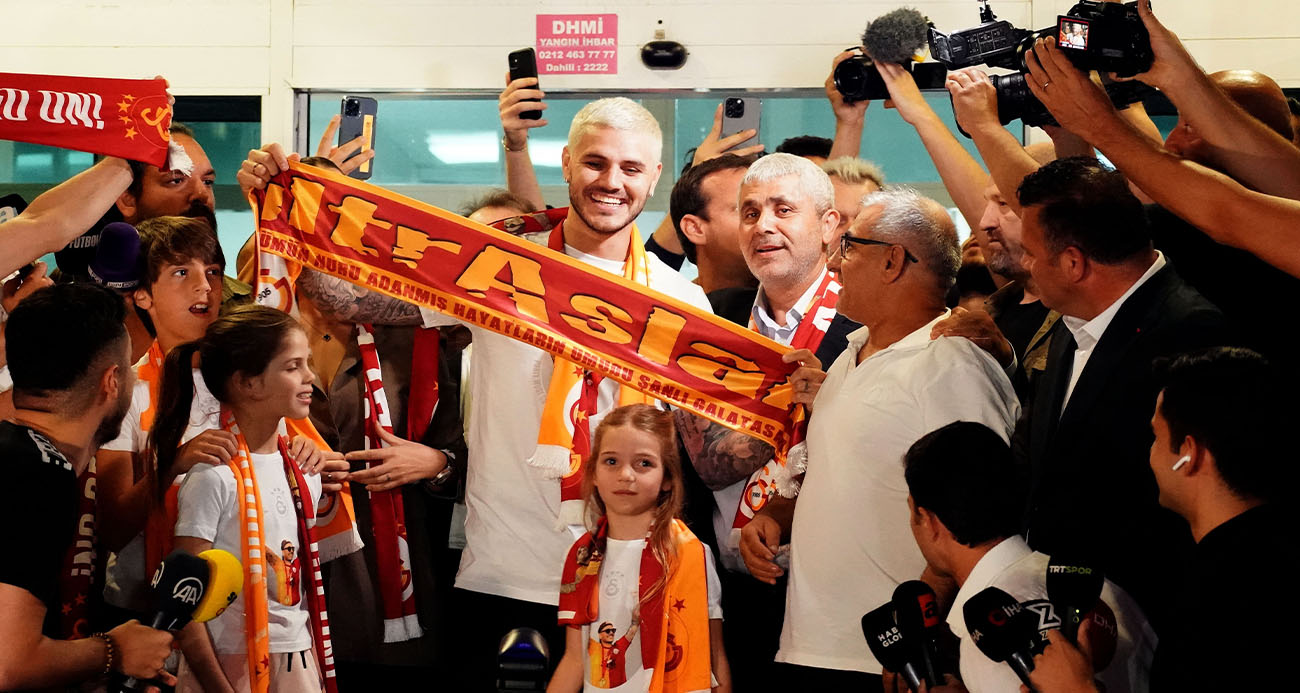 Mauro Icardi, İstanbul’a geldi
