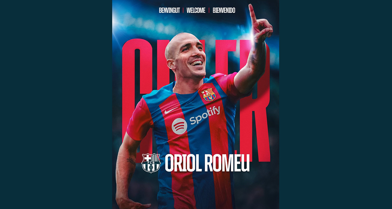 Barcelona, Oriol Romeu ile 3 yıllık sözleşme imzaladı