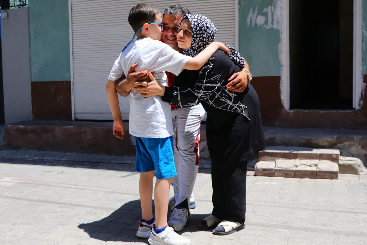 Küçük Semih, 2 yıl sonra yeniden yürüdü