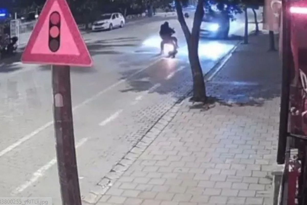 Fethiye’de feci kaza! O anlar kameraya böyle yansıdı