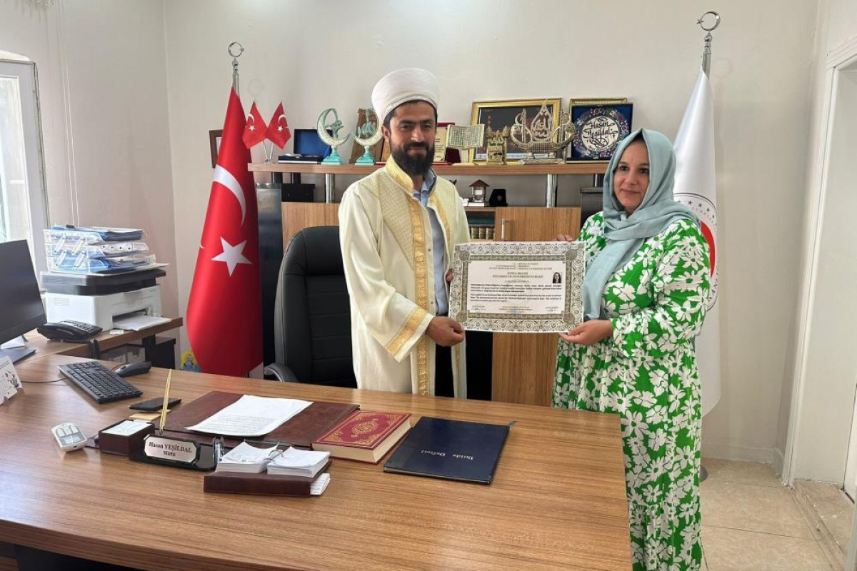 Çekya uyruklu Klara Mardin’de Müslüman oldu