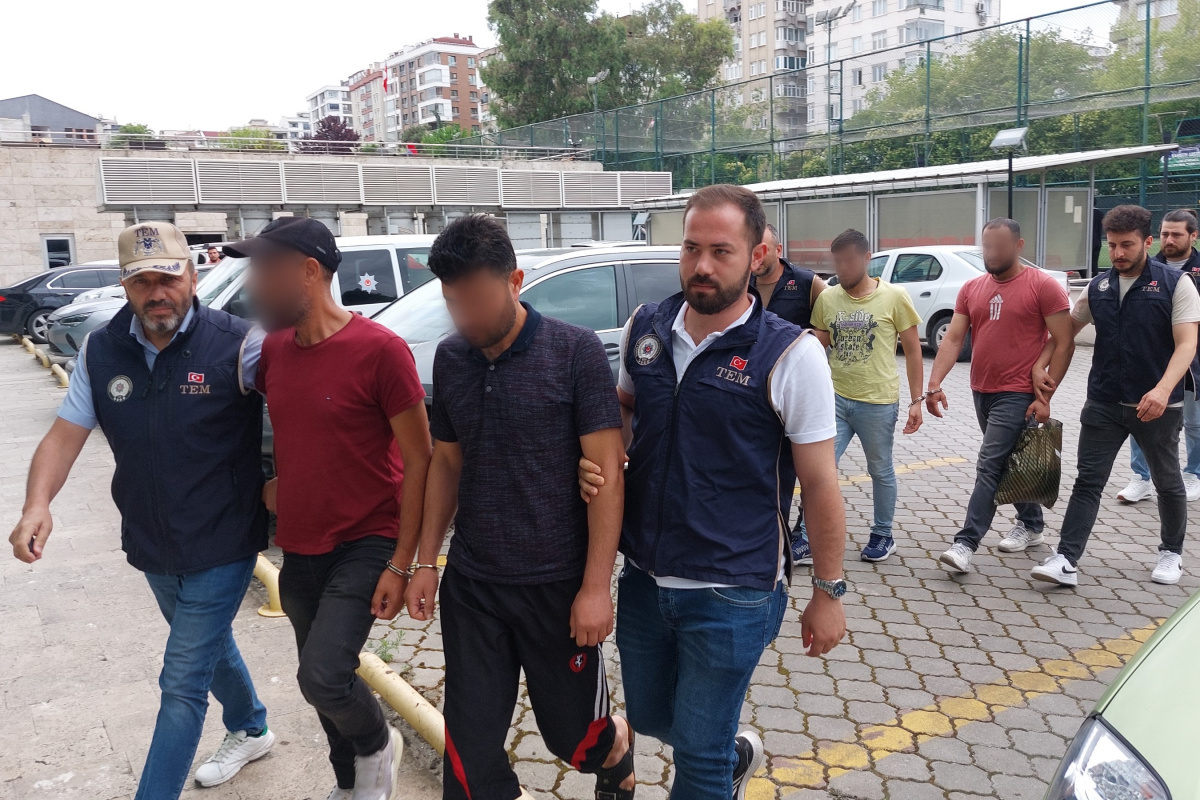 Samsun’da DEAŞ şüphelisi 5 kişi adliyeye sevk edildi