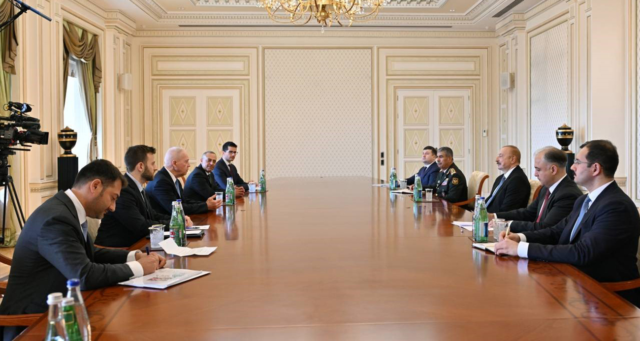 Azerbaycan Cumhurbaşkanı Aliyev, İsrail Savunma Bakanı Galant’ı kabul etti
