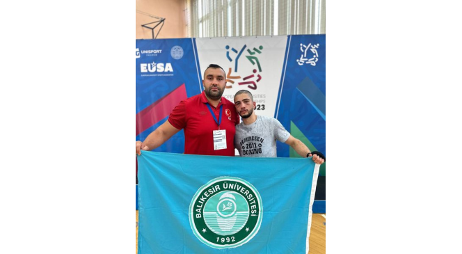 BAÜN’lü sporculardan 1 altın, 1 bronz madalya