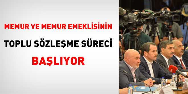 Memur ve memur emeklisinin toplu sözleşme süreci başlıyor